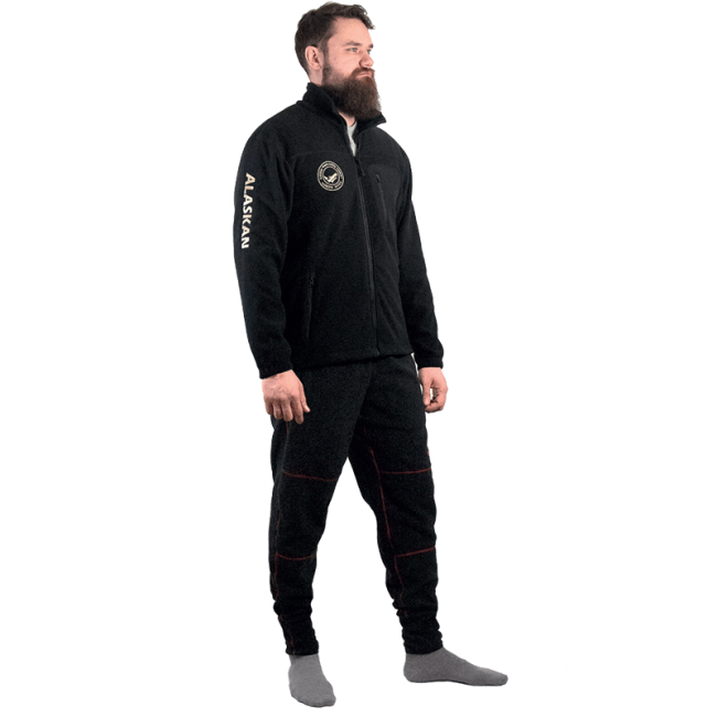 Куртка флисовая Alaskan North Wind черн Куртка флисовая Alaskan North Wind черн