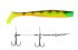 Виброхвосты Lucky John  3D BBS Series Giant "Kubira Swim Shad" 10,3 (26 см)+Stinger XL