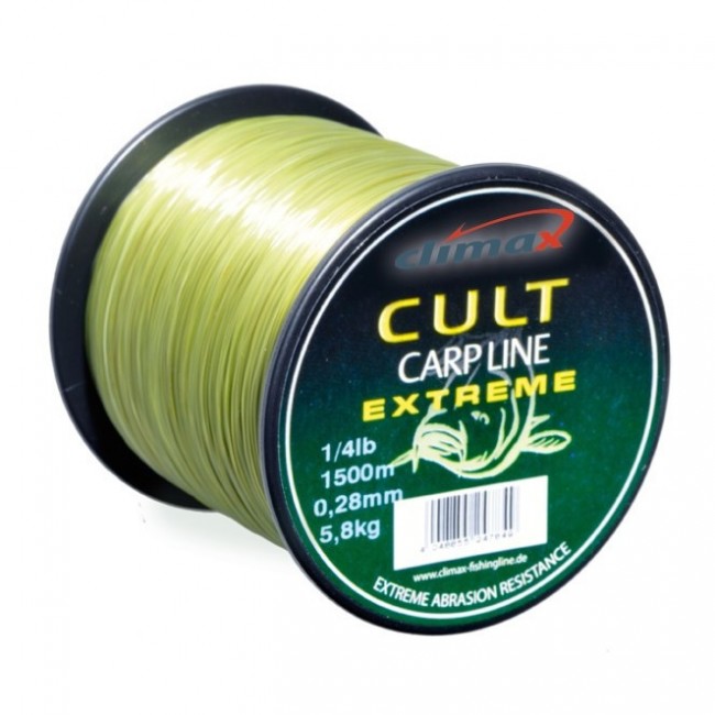Леска Climax Cult Carp Extreme Line 1200m (Mattolive) Леска Climax Cult Carp Extreme Line 1200m (Mattolive)
