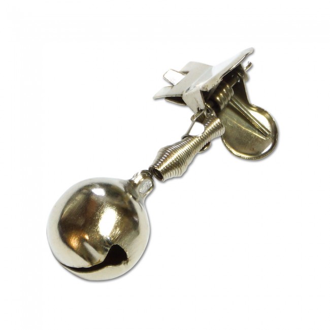 Бубенчик Kosadaka  одинарный, прищепка металл (5шт)