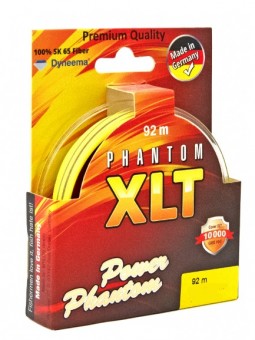 Шнур Power Phantom 4x, XLT, 92м, (желтый) Шнур Power Phantom 4x, XLT, 92м, (желтый)