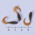 Твистеры съедобные Lucky John Pro Series MICRO GRUB 1,0in (02,50) 15шт