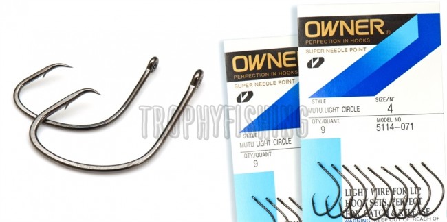 Крючок OWNER C'ultiva 5114 Mutu Light (размер №1/0 в упаковке 7шт) Крючок OWNER C'ultiva 5114 Mutu Light (размер №1/0 в упаковке 7шт)